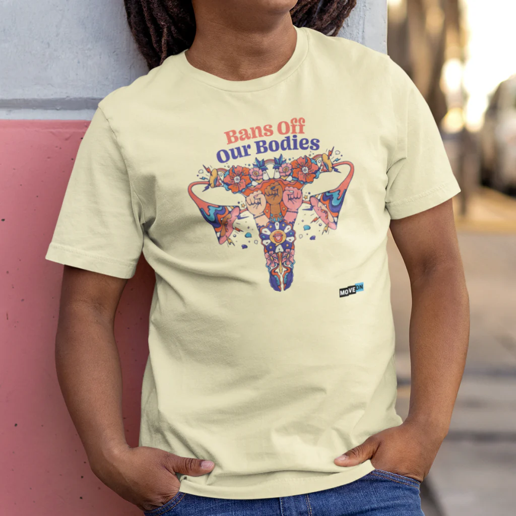 Bans Off Our Bodies Unisex Cotton T-Shirt - Image 6