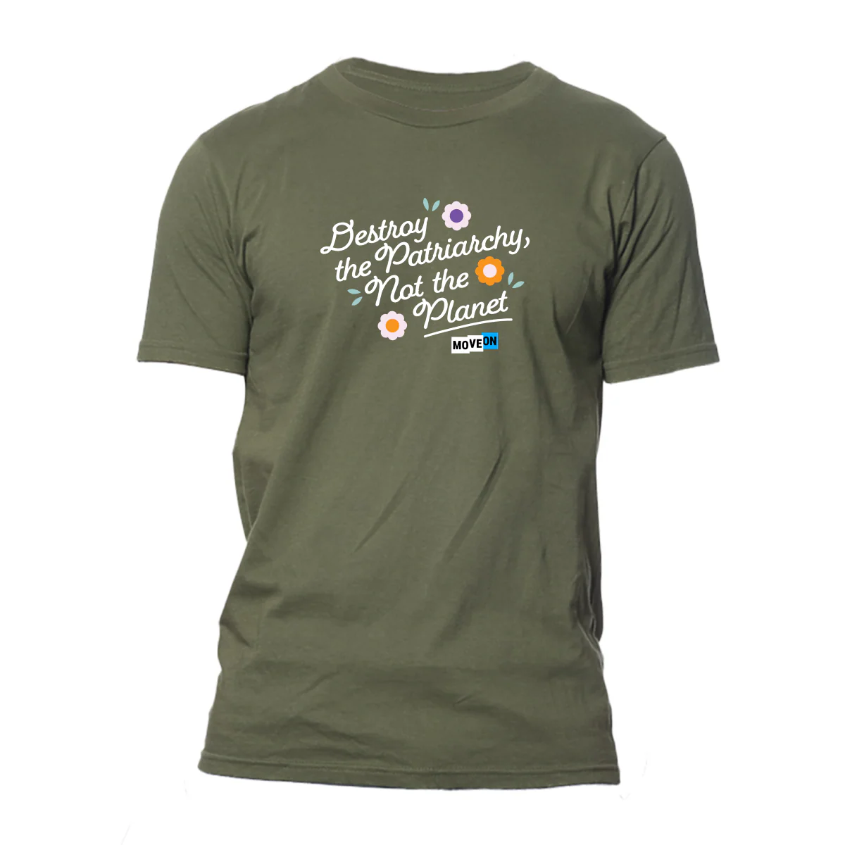 "Destroy The Patriarchy, Not The Planet" Unisex Organic Cotton T-Shirt - Image 5