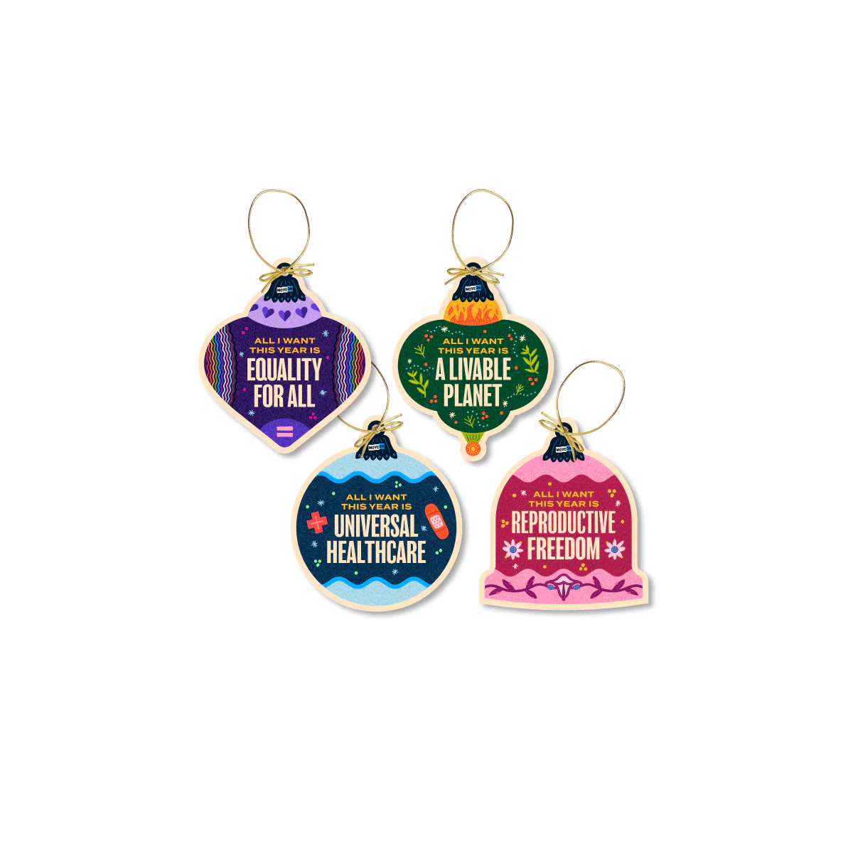 “All I Want This Year Is …” Recycled Wood Holiday Ornaments - Image 6