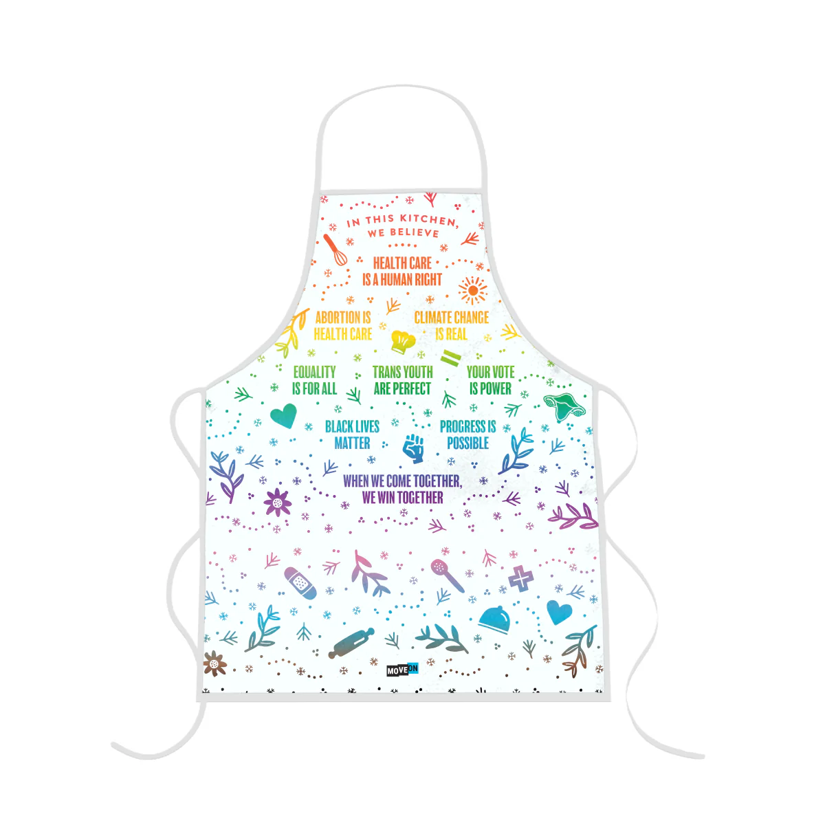 “In This Kitchen, We Believe …” Apron - Image 5