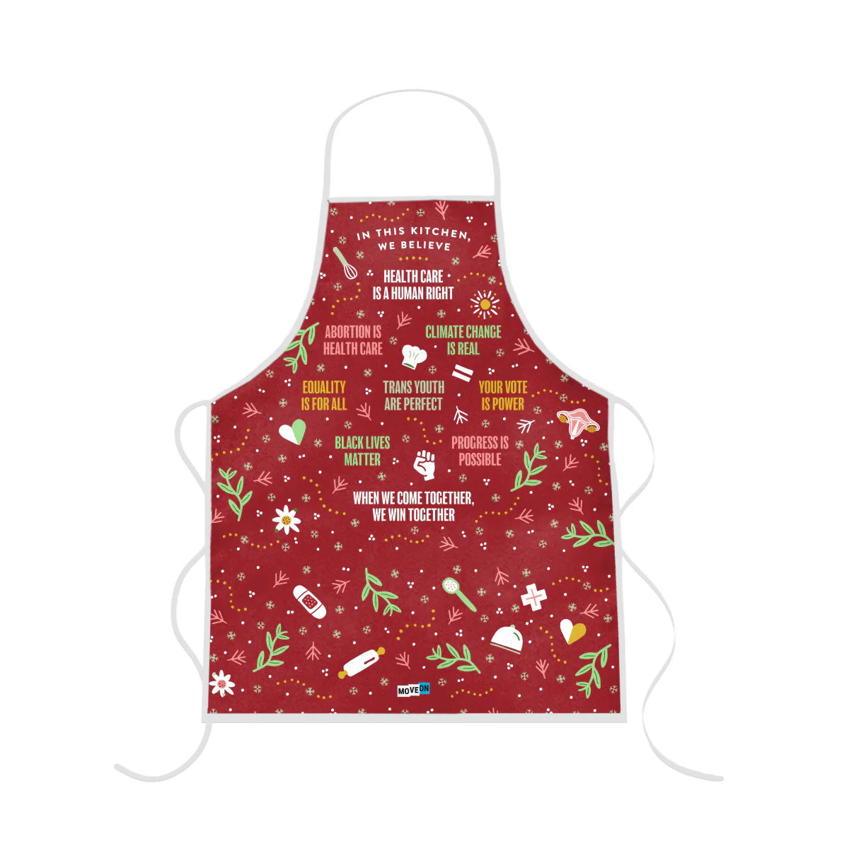 “In This Kitchen, We Believe …” Apron - Image 7