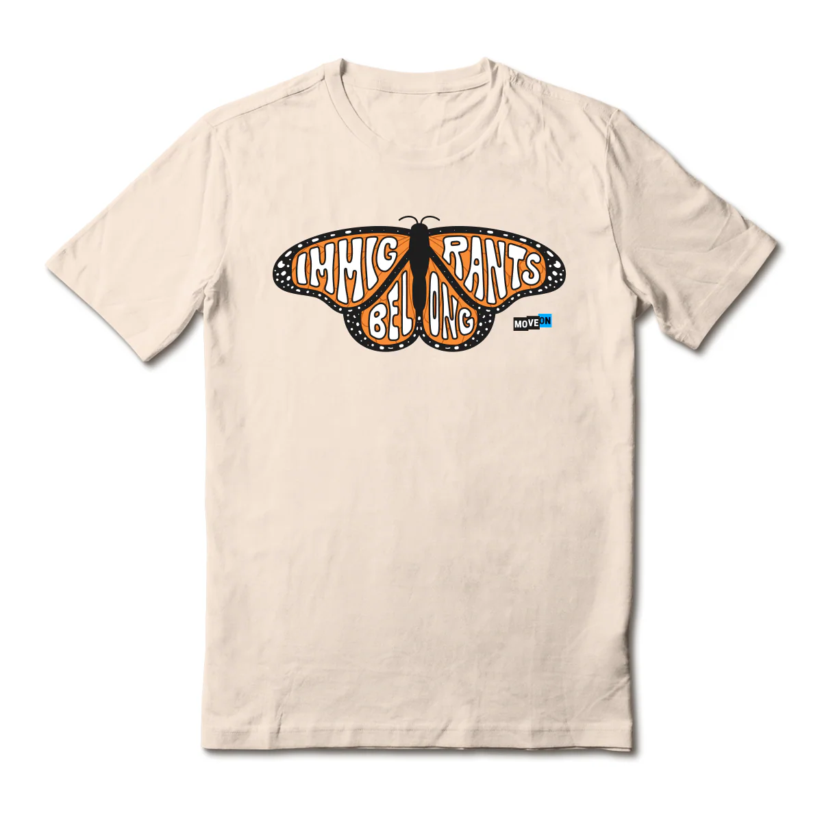 "Immigrants Belong" Unisex Organic Cotton T-Shirt - Image 3