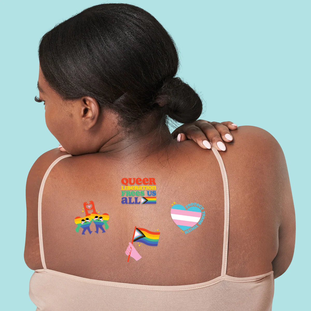 Pride Temporary Tattoos - Pack of 5 - Image 3