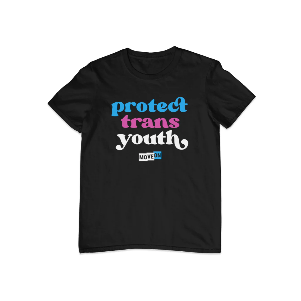 "Protect Trans Youth" Cotton T-Shirt - Image 3