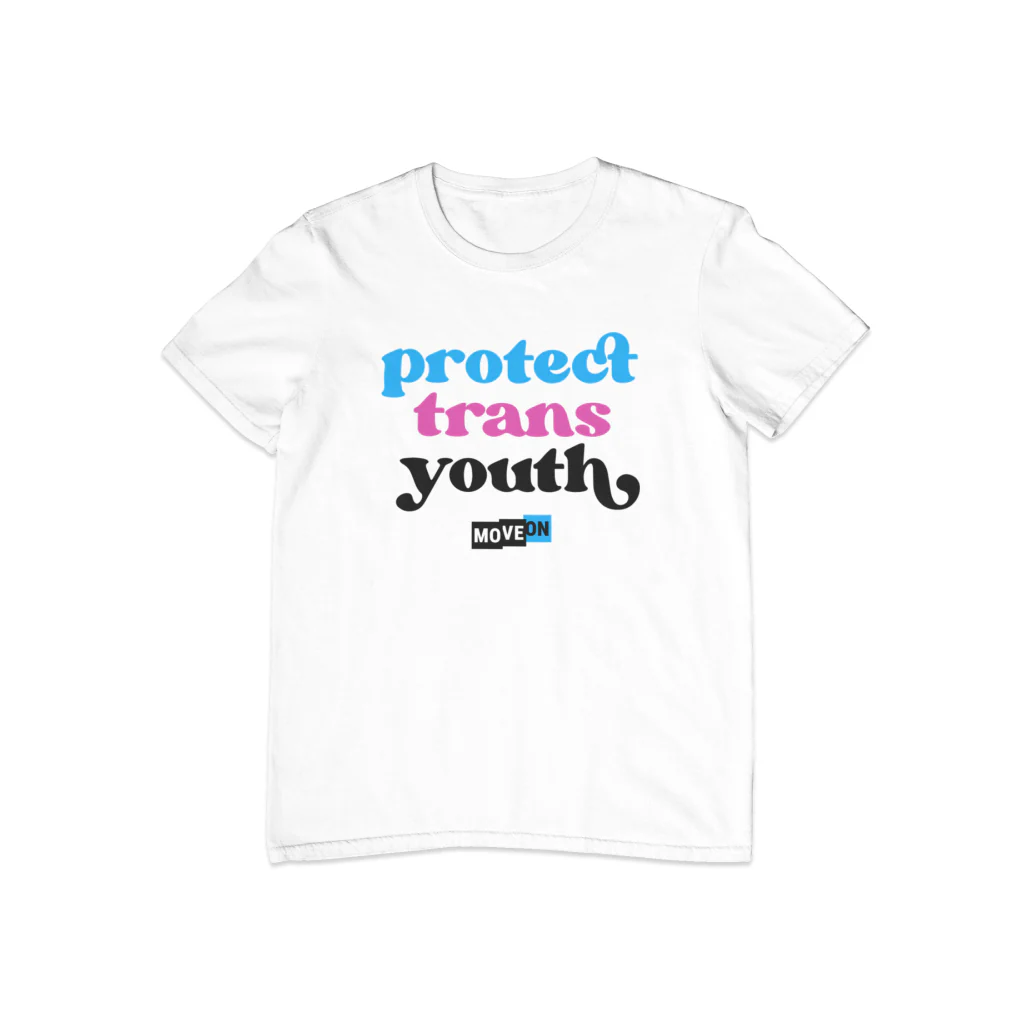 "Protect Trans Youth" Cotton T-Shirt - Image 4