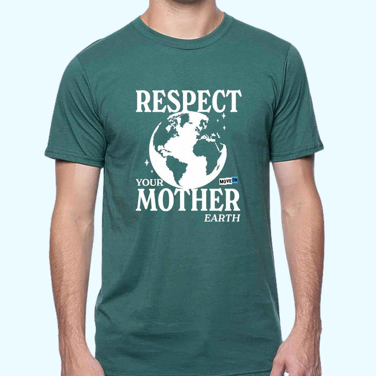 "Respect Your Mother Earth" Unisex Cotton T-Shirts - Image 2