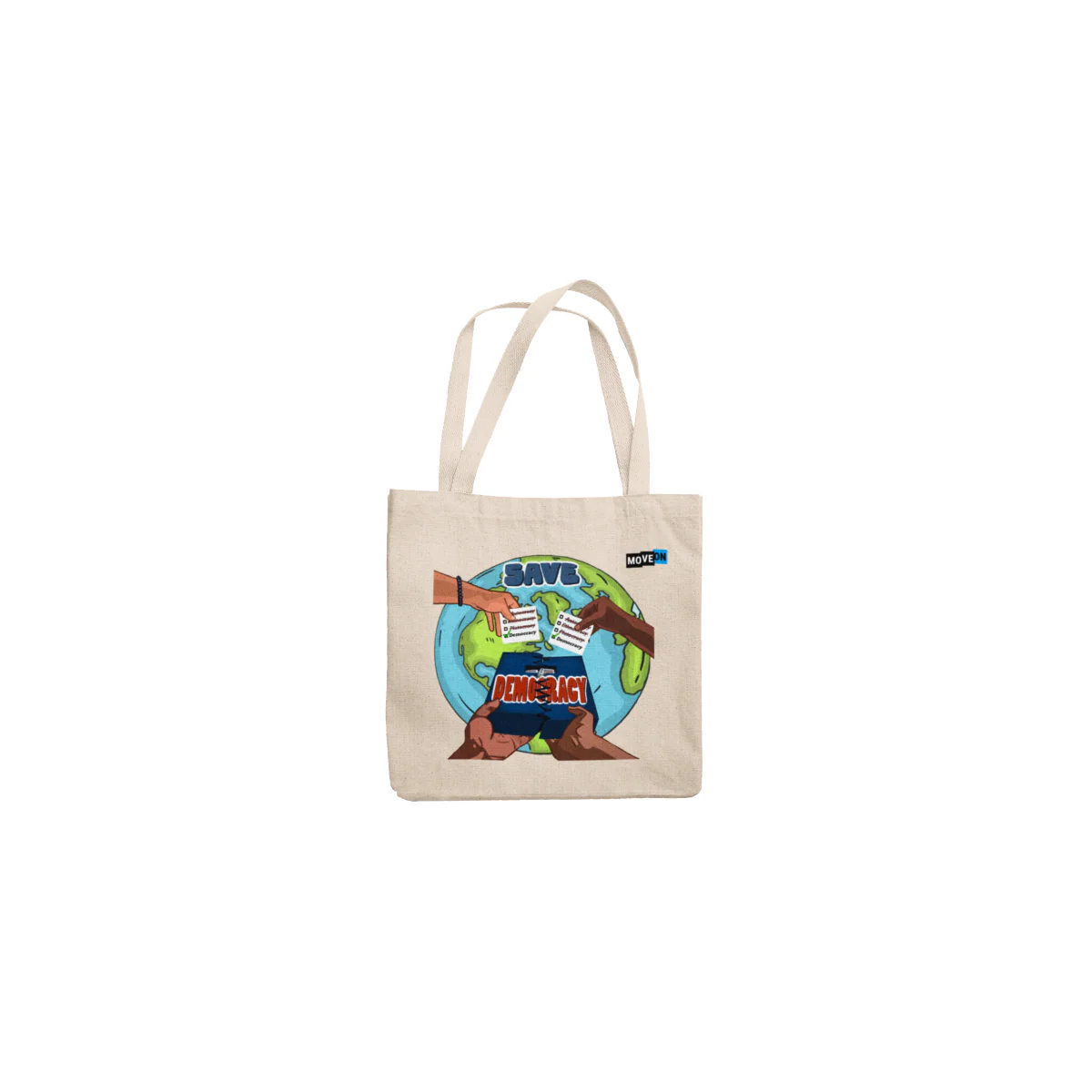 "Save Democracy" Tote Bag - Image 3