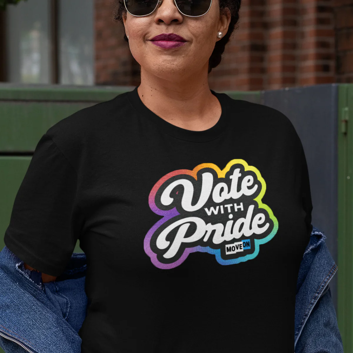 Vote with Pride Unisex T-Shirt - Image 3